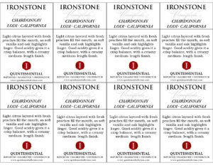 Ironstone Chardonnay –  Generic Shelftalker