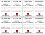 Ironstone Merlot – Generic Shelftalker