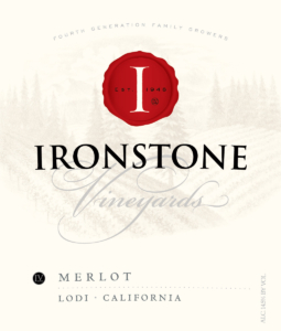 Ironstone Merlot – Front Label – Non-Vintage