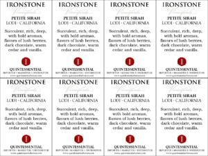 Ironstone Petite Sirah –  Generic Shelftalker