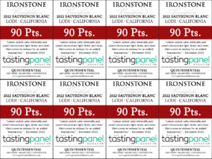 2022 Ironstone Sauvignon Blanc – 90 points, Tasting Panel – Shelftalker