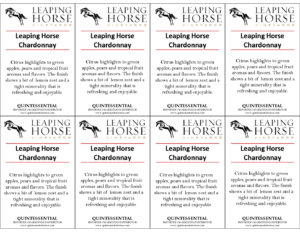 Leaping Horse Chardonnay –  Generic Shelftalker
