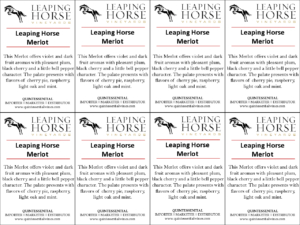 Leaping Horse Merlot –  Generic Shelftalker