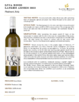 2023 Luca Bosio Langhe Arneis DOC – Fact Sheet