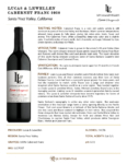 2020 Lucas & Lewellen Cabernet Franc – Fact Sheet