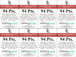 2019 Lucas & Lewellen Cabernet Sauvignon – 94 points, Tasting Panel – Accolade Sell Sheet