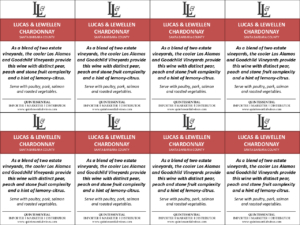 Lucas & Lewellen Chardonnay –  Generic Shelftalker