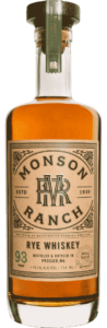 Monson Ranch Rye Whiskey – Bottle