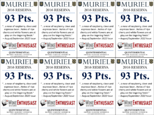 2016 Muriel Reserva – 93 points, Wine Enthusiast – Shelftalker