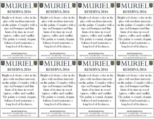 2016 Muriel Reserva – Generic Shelftalker