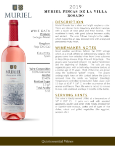 2019 Muriel Rosado – Fact Sheet