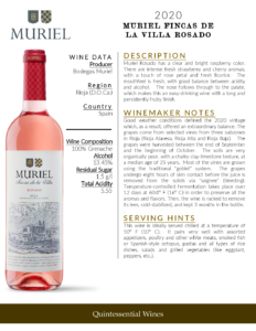 2020 Muriel Rosado – Fact Sheet