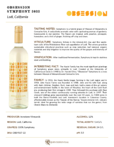 2022 Obsession Symphony – Fact Sheet