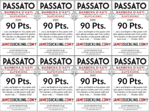 2020 Passato Barbera d’Asti Superiore, Made with Organic Grapes – 90 points, James Suckling – Shelftalker