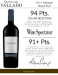 Quinta do Vallado Adelaide Douro Red – Press Highlights