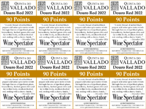 2022 Quinta do Vallado Douro Red – 90 points, Wine Spectator – Shelftalker