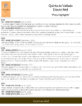 Quinta do Vallado Douro Red – Accolade Sell Sheet