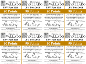 2018 Quinta do Vallado LBV Port – 90 points, Wine Advocate – Shelftalker