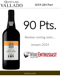 2019 Quinta do Vallado LBV Port – 90 points, Wine Enthusiast – Accolade Sell Sheet