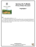 Quinta do Vallado Prima Moscatel – Press Highlights