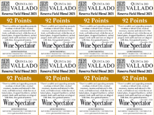 2021 Quinta do Vallado Reserva Red Field Blend – 92 points, Wine Spectator – Shelftalker
