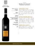 2019 Quinta do Vallado Touriga Nacional – Fact Sheet