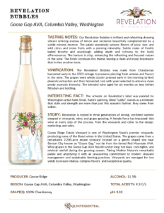 Revelation Bubbles – Fact Sheets