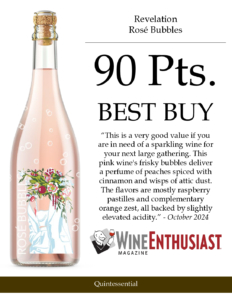 Revelation Rosé Bubbles – 90 points, Wine Enthusiast – Accolade Sell Sheet