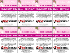 Revelation Rosé Bubbles – 90 points, Wine Enthusiast – Shelftalker