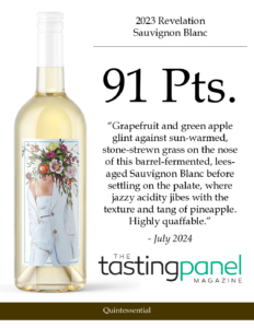 2023 Revelation Sauvignon Blanc – 91 points, Tasting Panel – Accolade Sell Sheet