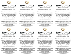 Rongopai Marlborough Sauvignon Blanc – Generic Shelftalker