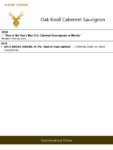 Samuel Charles Oak Knoll Cabernet Sauvignon