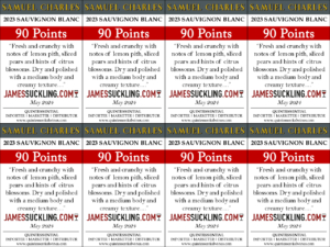 2023 Samuel Charles Sauvignon Blanc – 90 points, James Suckling – Shelftalker