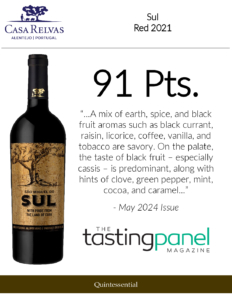 2021 São Miguel do Sul Tinto – 91 points, Tasting Panel – Accolade Sell Sheet