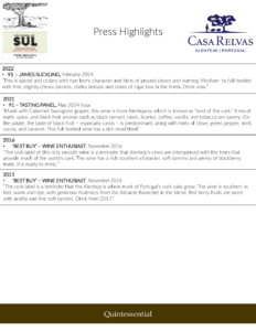 São Miguel do Sul Tinto – Press Highlights