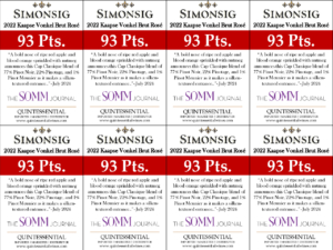 2022 Simonsig Kaapse Vonkel Brut Rose – 93 points, The Somm Journal – Shelftalker