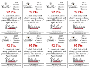 2015 Tenuta Carobbio Chianti Classico Riserva – 92 points, Wine Advocate – Shelftalker