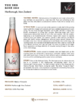 2023 The Ned Rosé – Fact Sheet