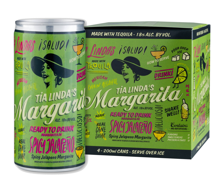 Tia Linda’s Margarita Spicy Jalapeño - Can & Box