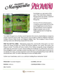 Tia Linda’s Margarita Spicy Jalapeño – Fact Sheet