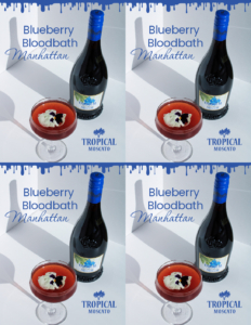 Tropical Blueberry Moscato – Cocktail – Halloween