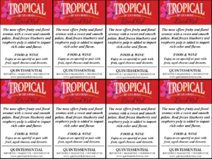 Tropical Dark Red Semi Sweet – Generic Shelftalker