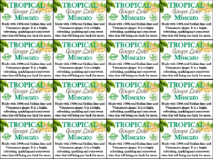 Tropical Ginger Lime Moscato – Generic Shelftalker Mini