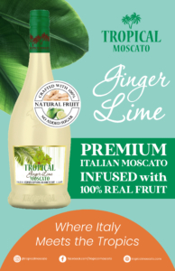 Tropical Ginger Lime Moscato – Poster