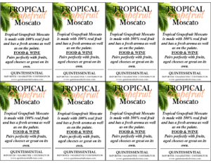 Tropical Grapefruit Moscato – Generic Shelftalker