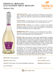 Tropical Lux Passion Fruit – Fact Sheet