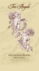 Two Angels Sauvignon Blanc – Front Label – 2021 & Before