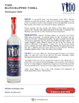 Vido Vodka – Fact Sheet