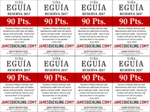 2017 Viña Eguía Reserva – 90 points, James Suckling – Shelftalker
