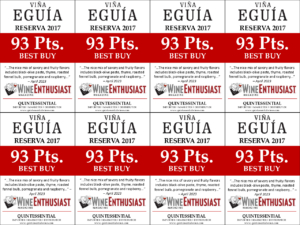 2017 Viña Eguía Reserva – 93 points, Wine Enthusiast – Shelftalker